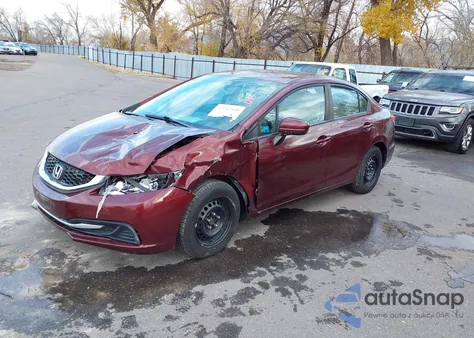 2015 Honda Civic Lx из США, поврежденный, VIN 19XFB2F5XFE238022
